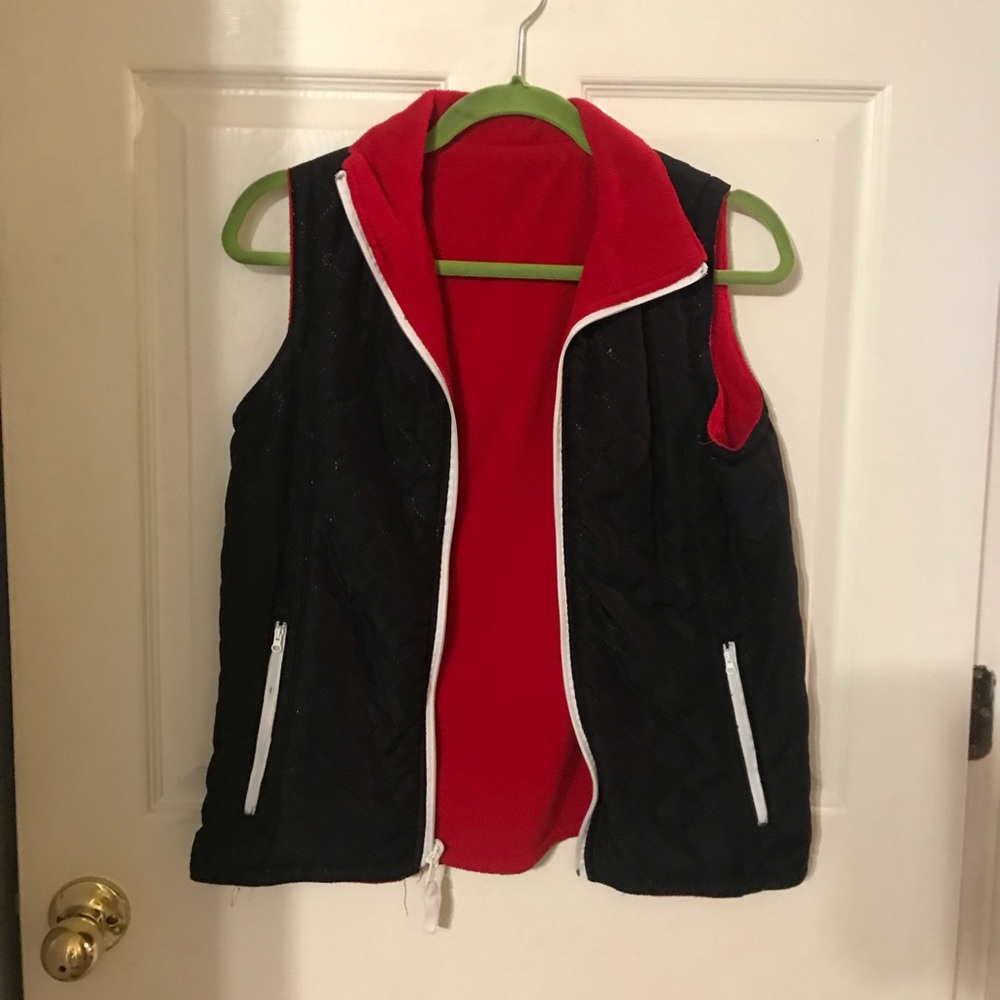 Fleece lined vest